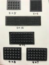We have a wide range of PVC bag bottom pads, bag bases, plastic anti-slip plastic foot-soaking and soft foot studs in stock. We will ship them on the same day details Picture